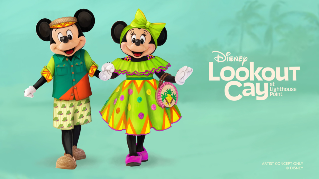 Mickey Minnie nuevos trajes Bahamas, que hacer en bahamas, Disney Cruise Bahamas