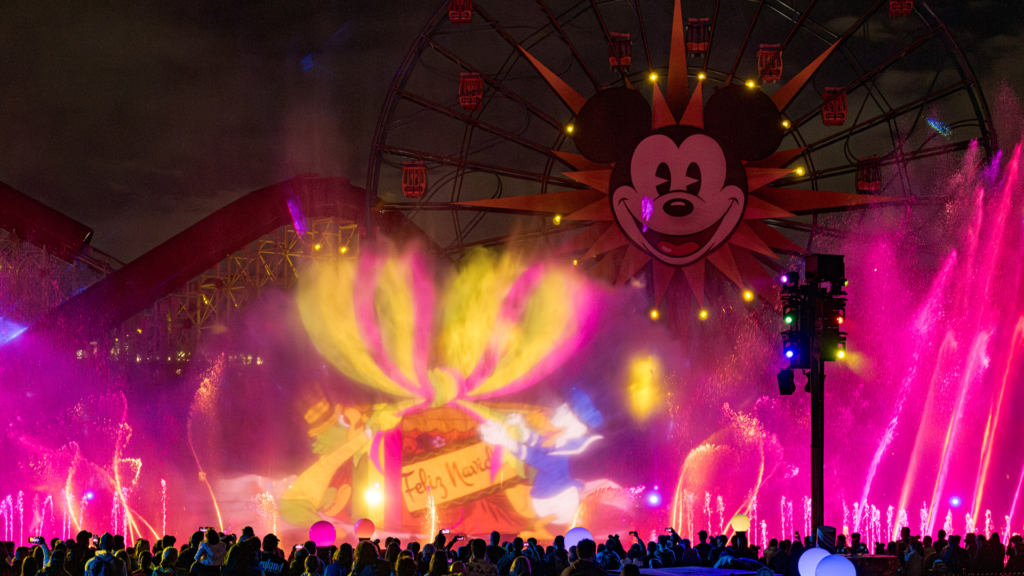 World of color Navidad en Disneyland