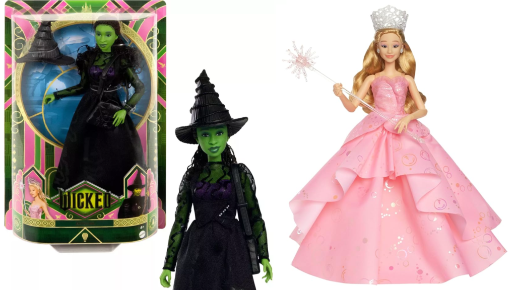 Muñecas Mattel Elphaba y Glinda