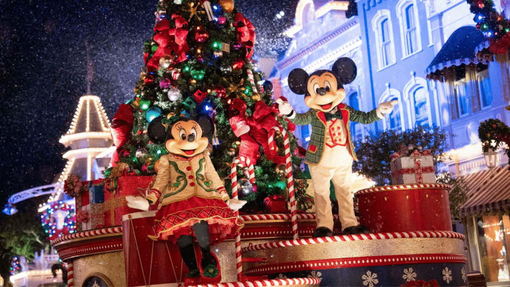 Mickey y Minnie en Navidad 2025 Walt Disney World